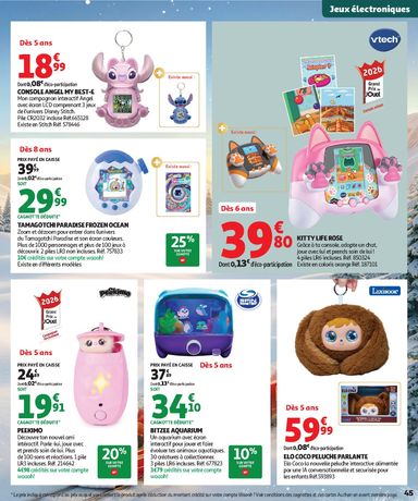Catalogue Auchan - Auchan - Jouets de Noël valable dès le 16/10 au 06/12 - page 45