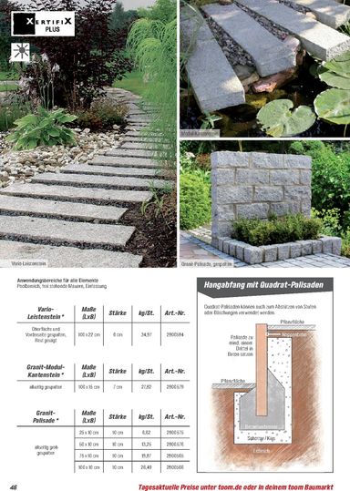 Prospekt toom - Toom - Gartenbaustoffe gültig ab 01.03. bis 31.12. - seite 46