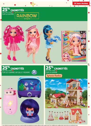 Catalogue Auchan - Auchan - 25 jours valable dès le 27/10 au 01/11 - page 65