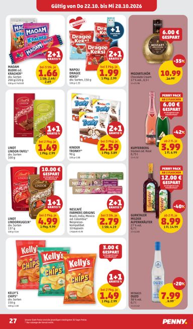 PENNY-Flugblatt - PENNY gültig ab 22.10. bis 28.10. - seite 27