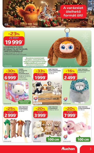 Akciós újság Auchan - Auchan Hipermarket érvényes 10.22.-tól 11.25.-ig - 3 oldal