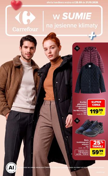 Gazetka Carrefour - Carrefour - W Sumie jesienne klimaty od 28.09. do 31.10. - strona 1