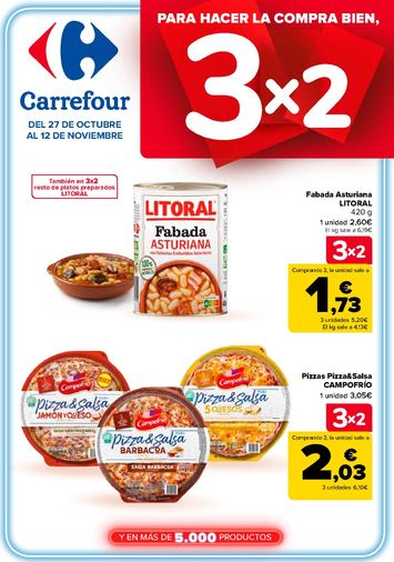 Folleto Carrefour - Carrefour del 27/10 al 12/11 - página 1