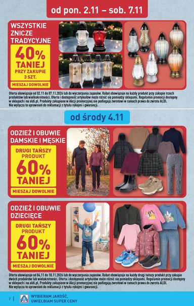 Gazetka ALDI - ALDI - Artykuły przemysłowe i tekstylia od 04.11. do 07.11. - strona 2