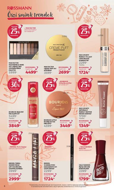 Akciós újság Rossmann - Rossmann érvényes 10.19.-tól 10.30.-ig - 6 oldal