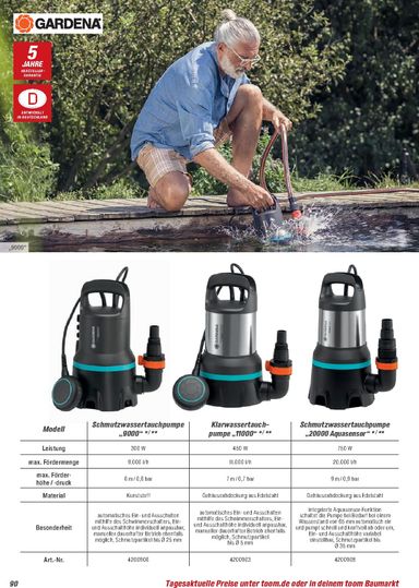 Prospekt toom - Toom - Gartenpflege & Teich gültig ab 01.03. bis 31.12. - seite 90