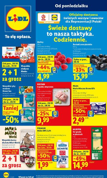 Gazetka Lidl - Lidl od 26.10. do 31.10. - strona 1