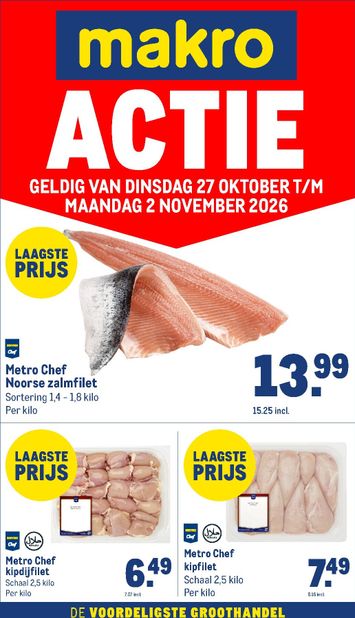 Folder Makro - Makro - Versdeals van 27-10 tot 02-11 - side 1