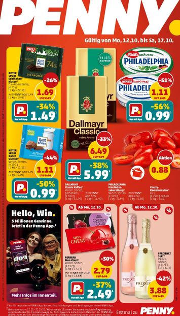 Prospekt PENNY - PENNY gültig ab 12.10. bis 17.10. - seite 1