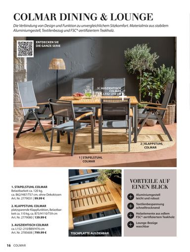 Prospekt Dehner - Dehner - Gartenmöbel Trends gültig ab 02.03. bis 31.10. - seite 16