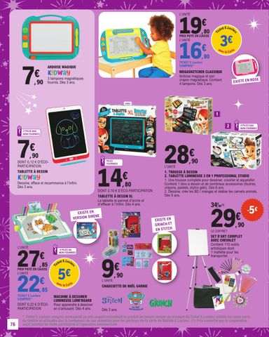 Catalogue E.Leclerc - E.Leclerc - Jouets de Noël valable dès le 20/10 au 05/12 - page 76