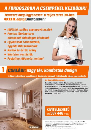 Akciós újság OBI - OBI érvényes 09.29.-tól 11.02.-ig - 26 oldal