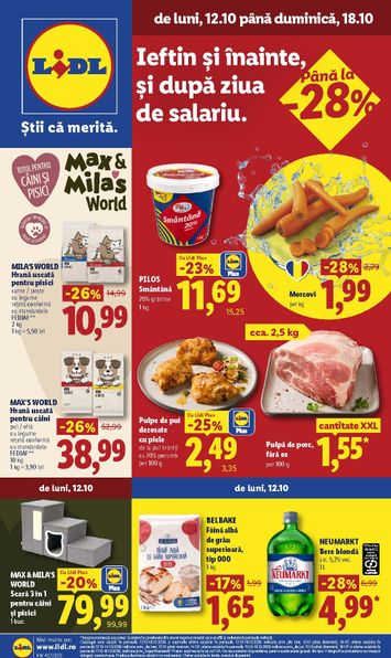 Catalogul Lidl - Lidl de la 12.10. până la 18.10. - pagina 1
