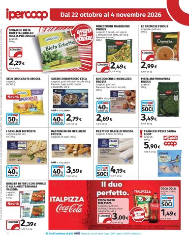 Volantino Ipercoop - Ipercoop valido dal 22/10 al 04/11 - pagina 10