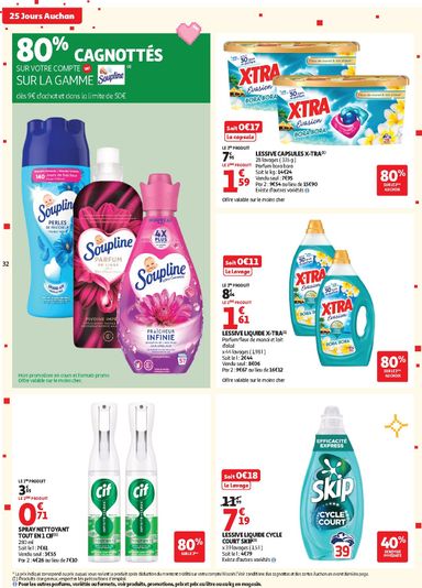 Catalogue Auchan - Auchan - 25 jours valable dès le 27/10 au 31/10 - page 32