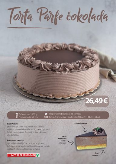 Katalog SPAR - SPAR - Torte vrijedi od 19.01. do 31.12. - stranica 7