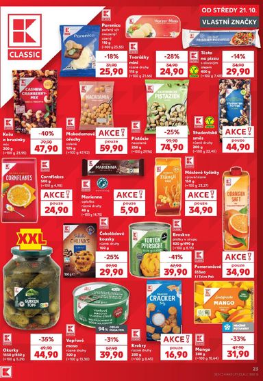 Leták Kaufland - Kaufland - Praha 4 od 21.10. do 27.10. - strana 23