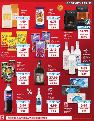 Leták Kaufland - Kaufland od 29.10. do 04.11. - strana 41