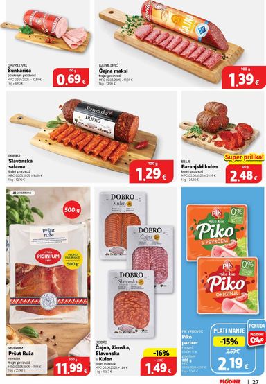 Katalog Plodine - Plodine vrijedi od 21.10. do 27.10. - stranica 27
