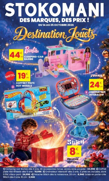 Catalogue Stokomani - Stokomani valable dès le 14/10 au 25/10 - page 1