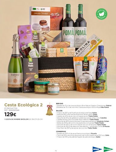 Folleto El Corte Inglés - El Corte Inglés - Cestas de Navidad del 09/10 al 25/12 - página 73