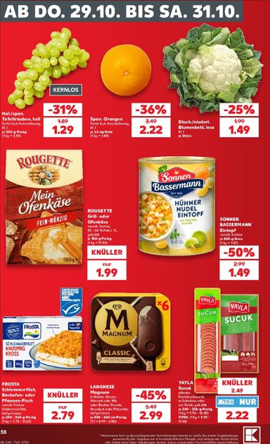 Prospekt Kaufland - Kaufland gültig ab 26.10. bis 31.10. - seite 58