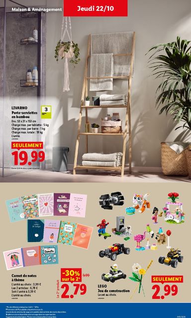 Catalogue Lidl - Lidl valable dès le 22/10 au 28/10 - page 43