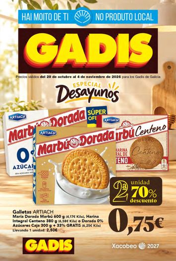 Folleto Gadis - Gadis del 29/10 al 04/11 - página 1