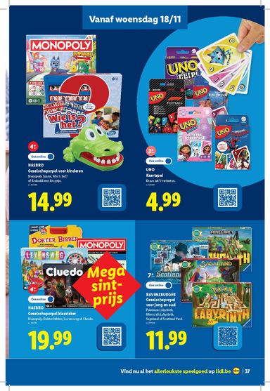 Folder Lidl - Lidl - Speelgoedboekje van 21/10 tot 24/11 - side 37