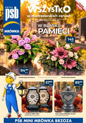 Gazetka Mrówka - Mrówka - Brzoza od 08.10. do 17.10. - strona 1