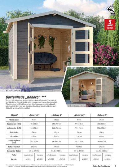 Prospekt toom - Toom - Gartenhäuser & Carports gültig ab 01.03. bis 31.12. - seite 7