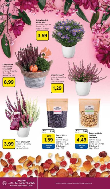 Leták Tesco - Tesco supermarket od 14.10. do 20.10. - strana 20