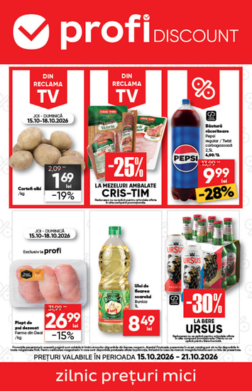 Catalogul PROFI - PROFI Discount de la 15.10. până la 21.10. - pagina 1