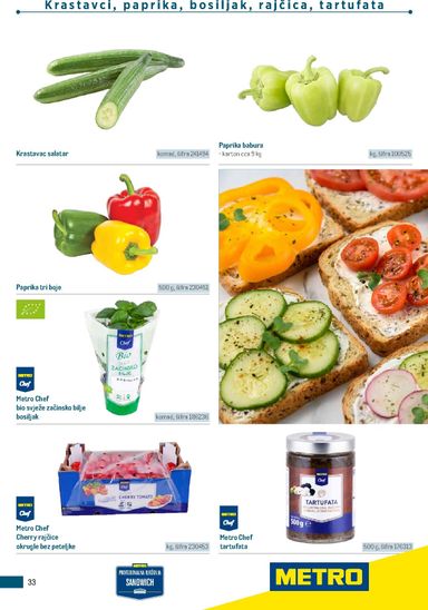 Katalog Metro - Metro - Poslovna rješenja - Sendvič vrijedi od 04.03. do 31.12. - stranica 33