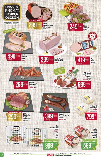 Akciós újság Coop - Coop - Alföld érvényes 10.22.-tól 10.28.-ig - 2 oldal