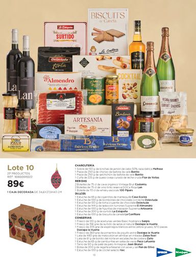 Folleto El Corte Inglés - El Corte Inglés - Cestas de Navidad del 09/10 al 25/12 - página 13