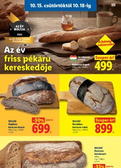 Lidl akciós újság, érvényes csütörtöktől 10.15.