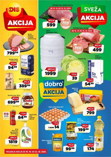 Katalog DIS - DIS - Sveža akcija od 16.10 do 22.10 - strana 1