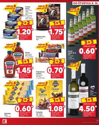 Leták Kaufland - Kaufland od 08.10. do 14.10. - strana 33