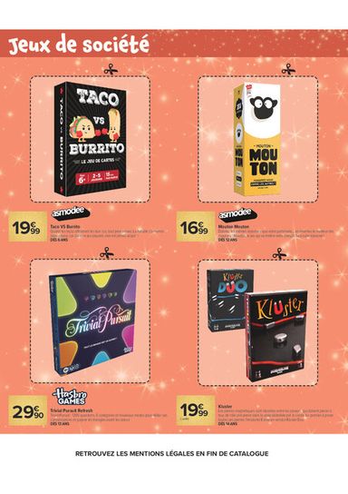 Catalogue Carrefour Market - Carrefour Market - Prêt à jouer avec nous? valable dès le 16/10 au 24/12 - page 44