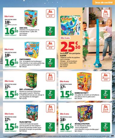 Catalogue Auchan - Auchan - Jouets de Noël valable dès le 16/10 au 06/12 - page 89
