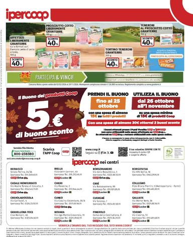 Volantino Ipercoop - Ipercoop valido dal 22/10 al 04/11 - pagina 34
