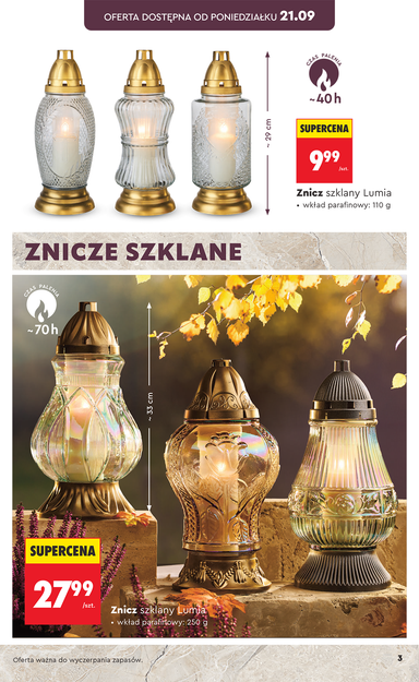 Leták Biedronka - Biedronka - Znicze od 21.09. do 31.10. - strana 3