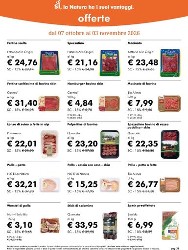 Volantino NaturaSì - NaturaSì valido dal 07/10 al 03/11 - pagina 36