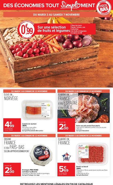 Catalogue Carrefour - Carrefour - Tout Simplement valable dès le 03/11 au 22/11 - page 2