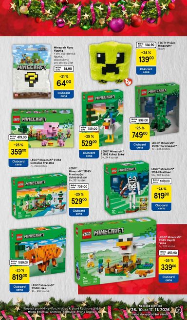 Leták Tesco - Tesco - Vánoční katalog hraček od 26.10. do 17.11. - strana 31