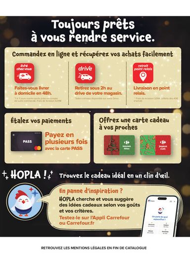 Catalogue Carrefour Market - Carrefour Market - Prêt à jouer avec nous? valable dès le 16/10 au 24/12 - page 4