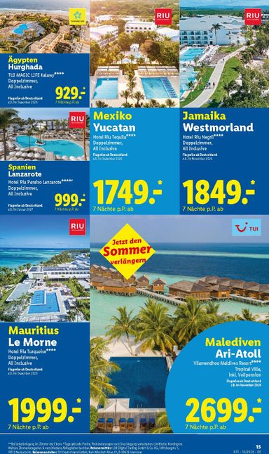 Prospekt Lidl - Lidl - Reise-Highlights gültig ab 14.10. bis 15.11. - seite 15