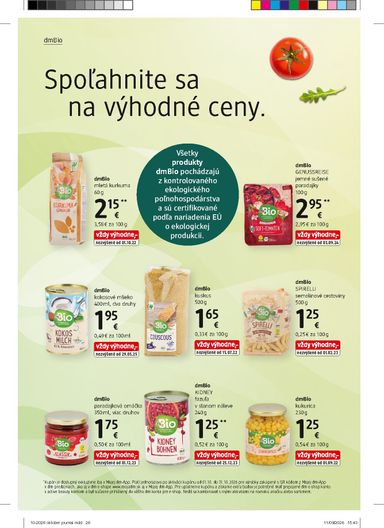 Leták dm - dm drogerie od 01.10. do 31.10. - strana 26