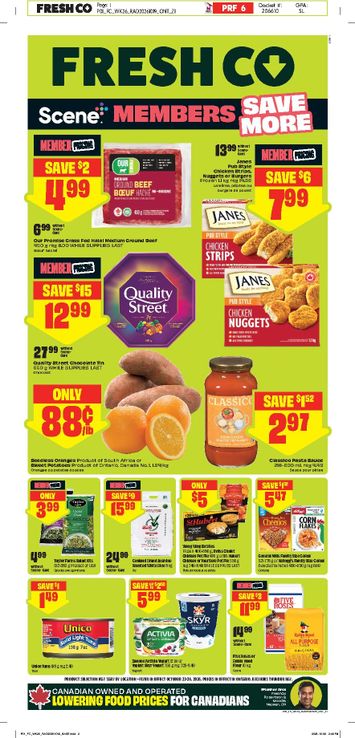 Flyer FreshCo - Freshco valid since 10-22 until 10-28 - page 1